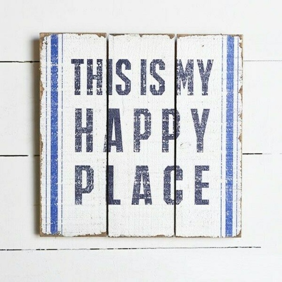Other - This is My Happy Place Slat Sign